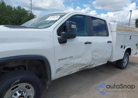 2023 Chevrolet Silverado 2500Hd 4Wd Long Bed Wt из США, поврежденный, VIN 1GB1YLE71PF146990